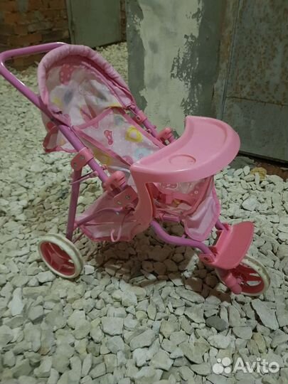 Игрушечная кукольная коляска