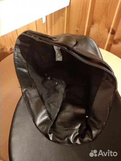 Кепка полицейского кожзам