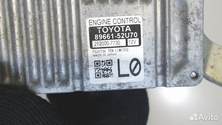 Блок управления двигателем Toyota Verso-S, 2011