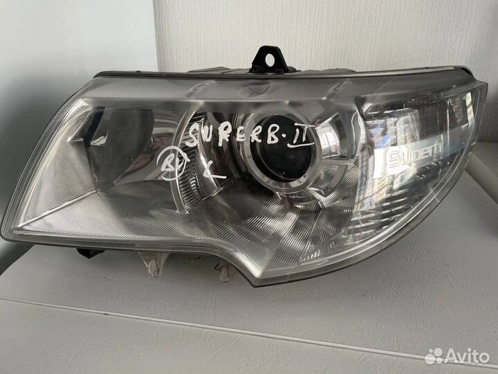 Фара Skoda superb 2
