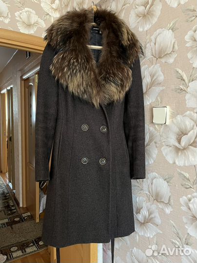 Пальто шерсть кашемир 44