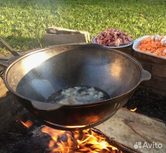 Казан узбекский чугунный 10л В наличии