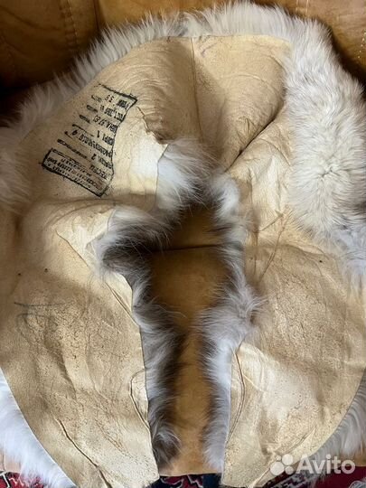 Меховой воротник песец