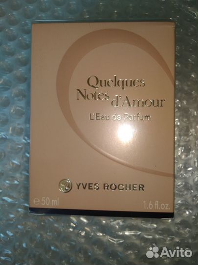 Quelques notes d' Amour Yves Rocher 50 мл