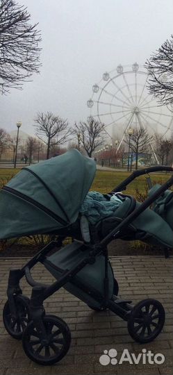 Коляска anex e type 2 в 1 aqua