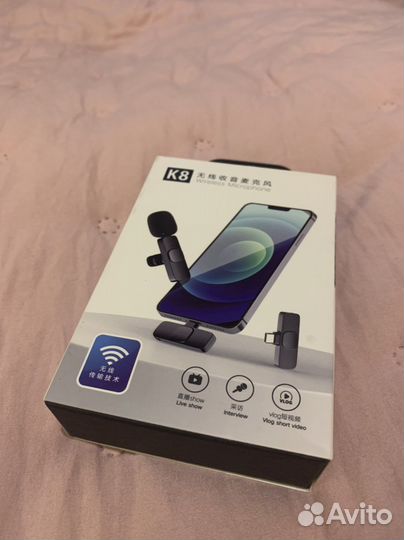 Микрофон беспроводной / петличка / Android