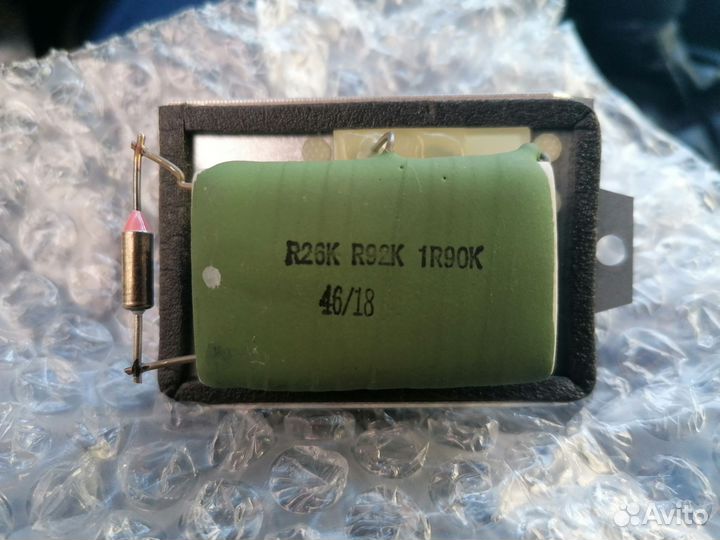 Резистор вентилятора печки