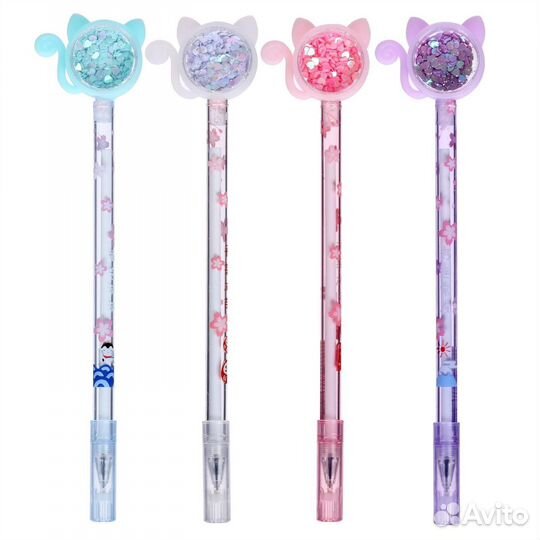 Ручка гелевая прикол микс