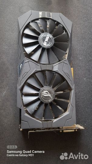 Видеокарта asus AMD Radeon RX 570 ROG-strix- 8 GB