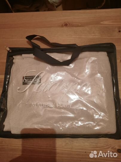 Палантин шерстяной, кашемир Италия