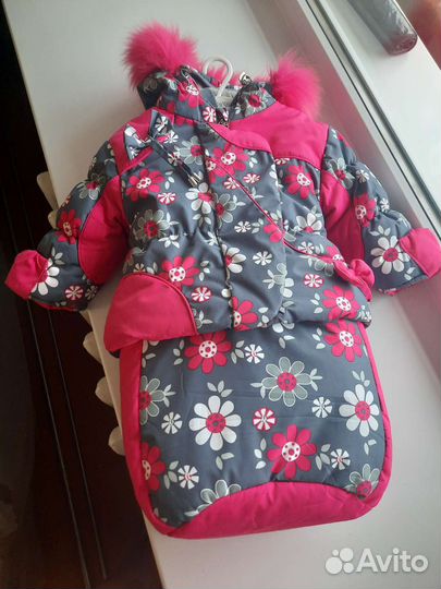Зимний комбинезон для девочки