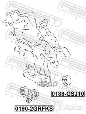 Натяжитель ремня 0190-2grfks 0190-2grfks Febest