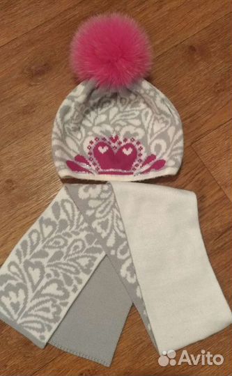 Комплект шапка, шарф