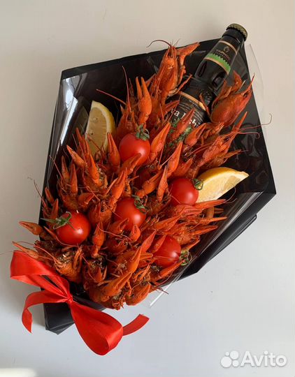 Вкусные букеты и наборы из Раков