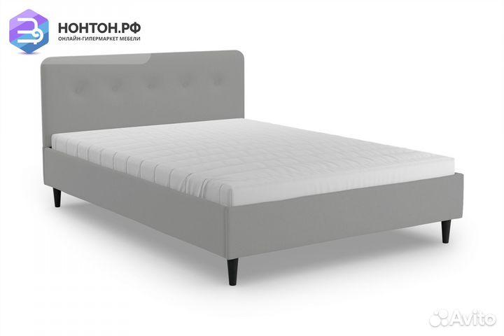 Кровать Милена серая
