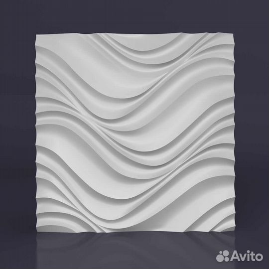 Гипсовая 3D панель 