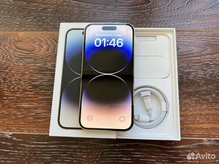 iPhone 14 pro 128gb silver без ремонтов sim/esim