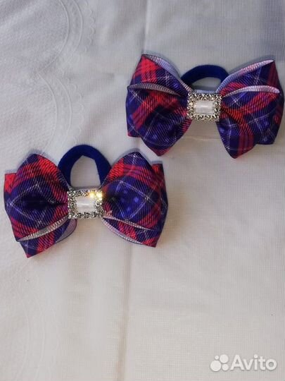 Школьные бантики ручной работы