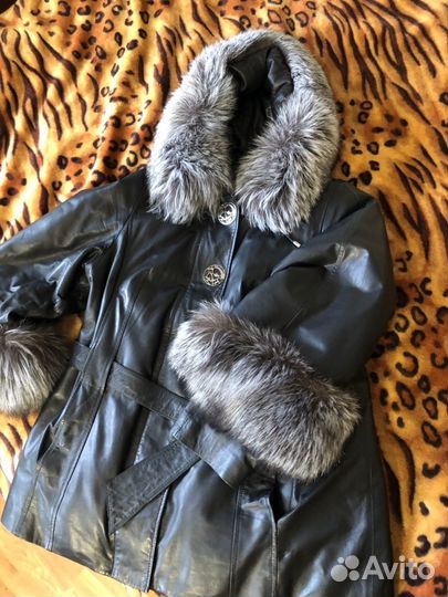 Куртка кожаная женская