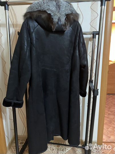 Дубленка женская 60 размер