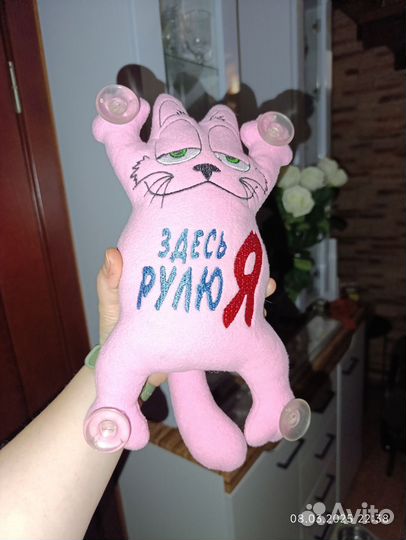 Игрушка Кот Саймон на присосках