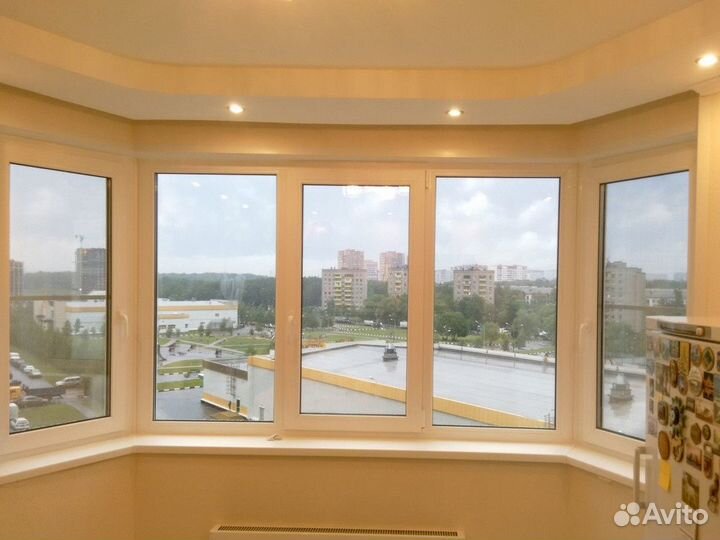 Окна на лоджию эркерную