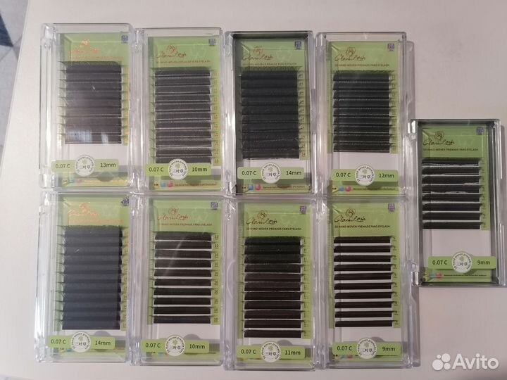 Ресницы для наращивания пучки