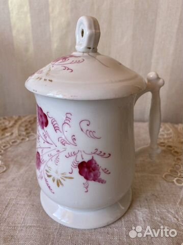 Старинная чашка заварочная фабрики М. С. Кузнецов