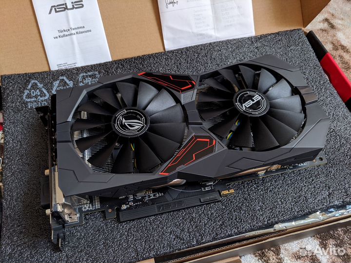 Видеокарта amd rx 570 4gb asus