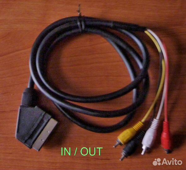 Шнур соединительный scart-3/4RCA