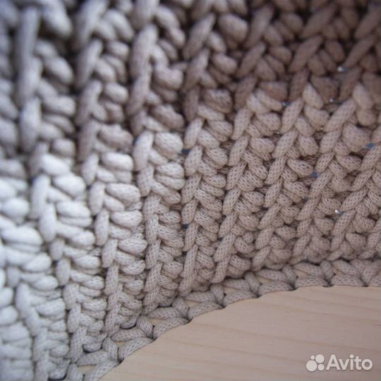 Интерьерные корзины ручной работы из х/шнура