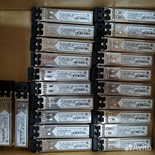 SFP Трансиверы jdsu, Finisar, Avago, Intel 4Gbs