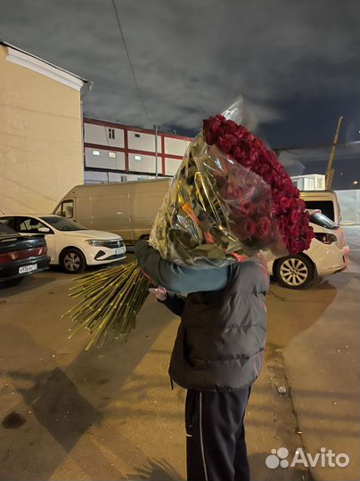 Цветы розы букет