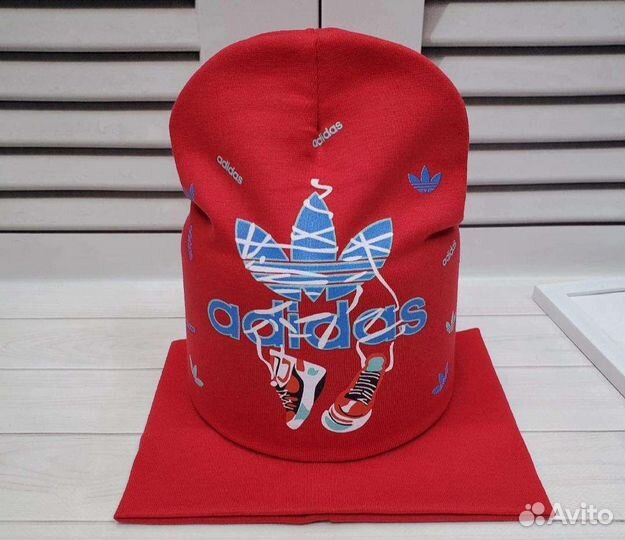 Шапка+снуд Adidas