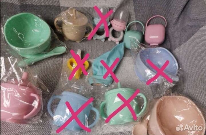 Силиконовая детская посуда