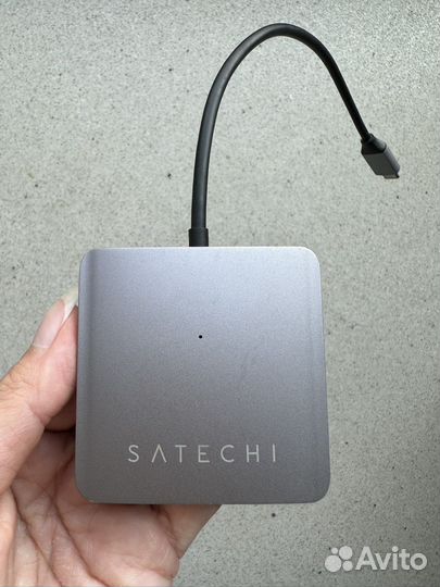 Satechi хаб USB-C Aluminum 4 порта