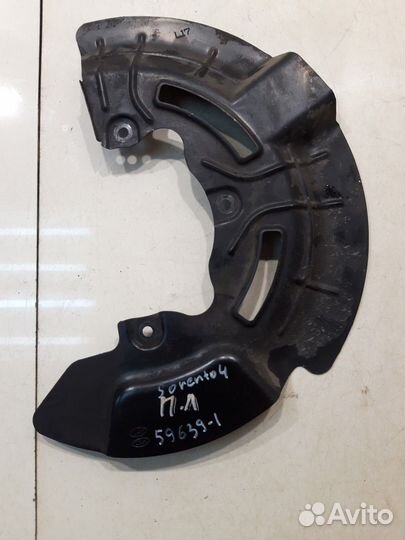 Кожух тормозного диска (передний, левый)