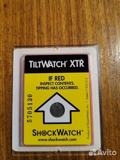 Наклейка для перевозки - Датчики наклона и удара