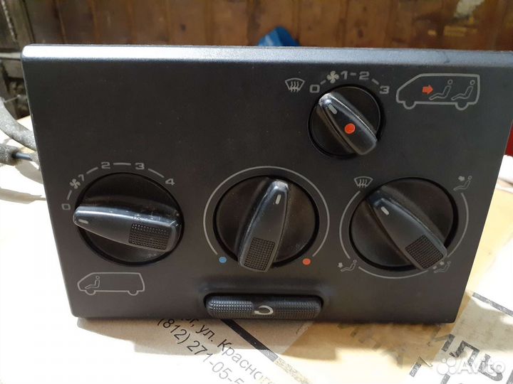 WV T-4 блок управления печкой