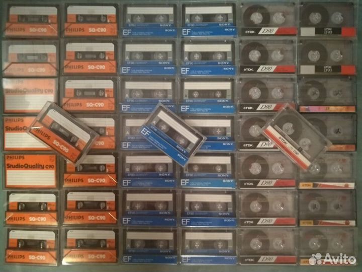 Кассеты Philips,Sony,TDK (набор 15 шт) Italo-disco