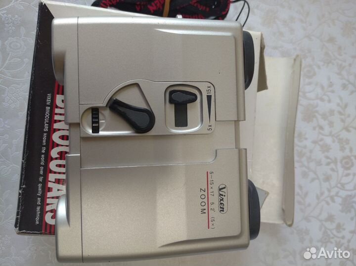 Бинокль с зумом Vixen 5-15x17x5,2 Лот 663