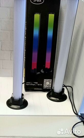 Светодиодные умные RGB-лампы с микрофоном