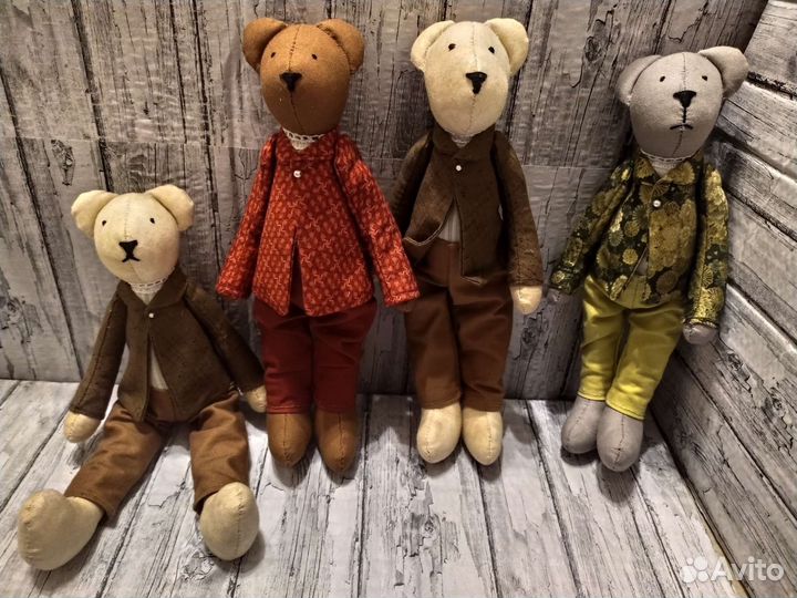 Игрушки Мишка Тильда в костюме