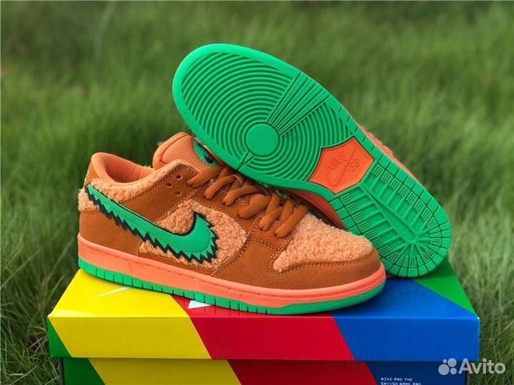 Nike SB dunk LOW grateful dead orange bear