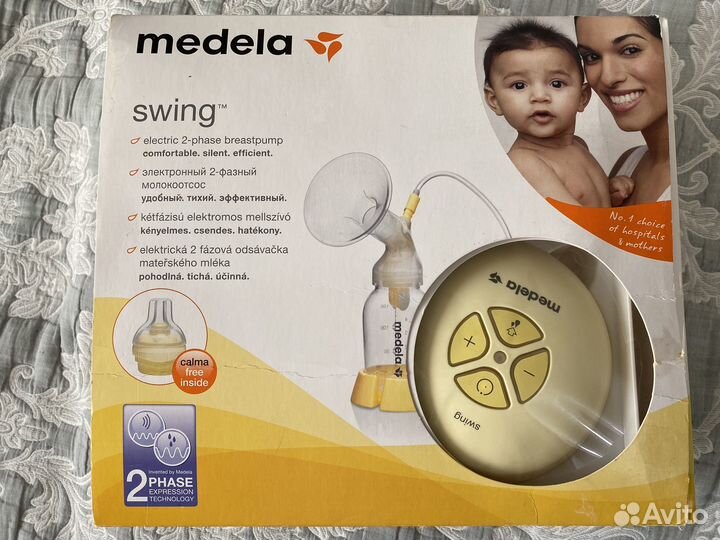 Молокоотсос medela swing электрический + ручной
