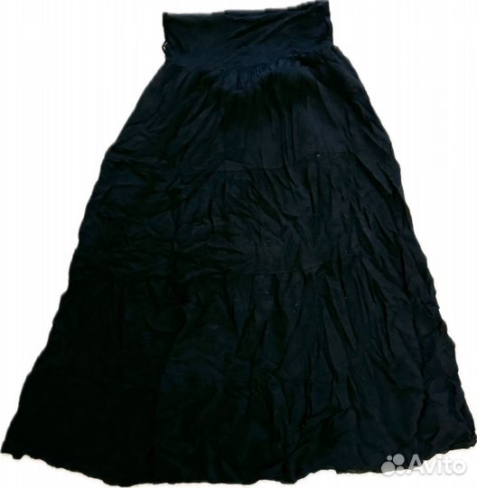 Юбка черная длинная