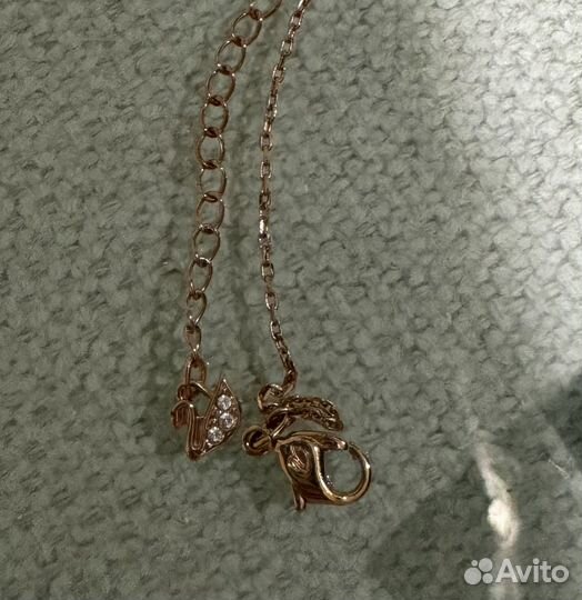Ожерелье, колье Swarovski лебедь оригинал