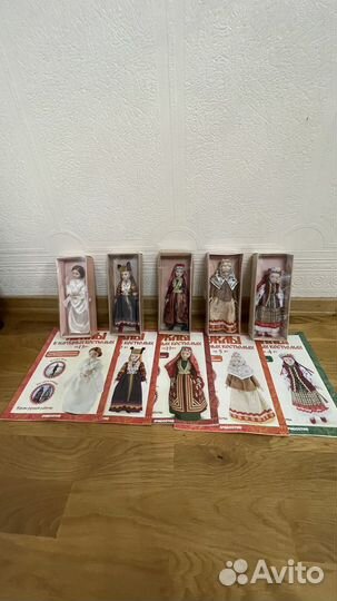 Коллекционные куклы в национальных костюмах