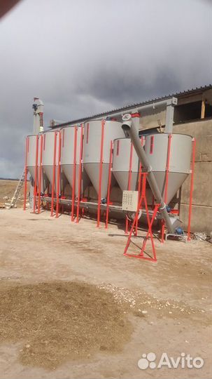 Бункер готовой продукции, силос