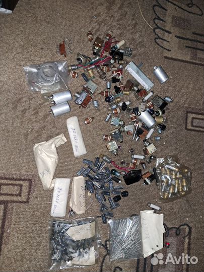 Радиодетали СССР новые транзисторы резисторы и др